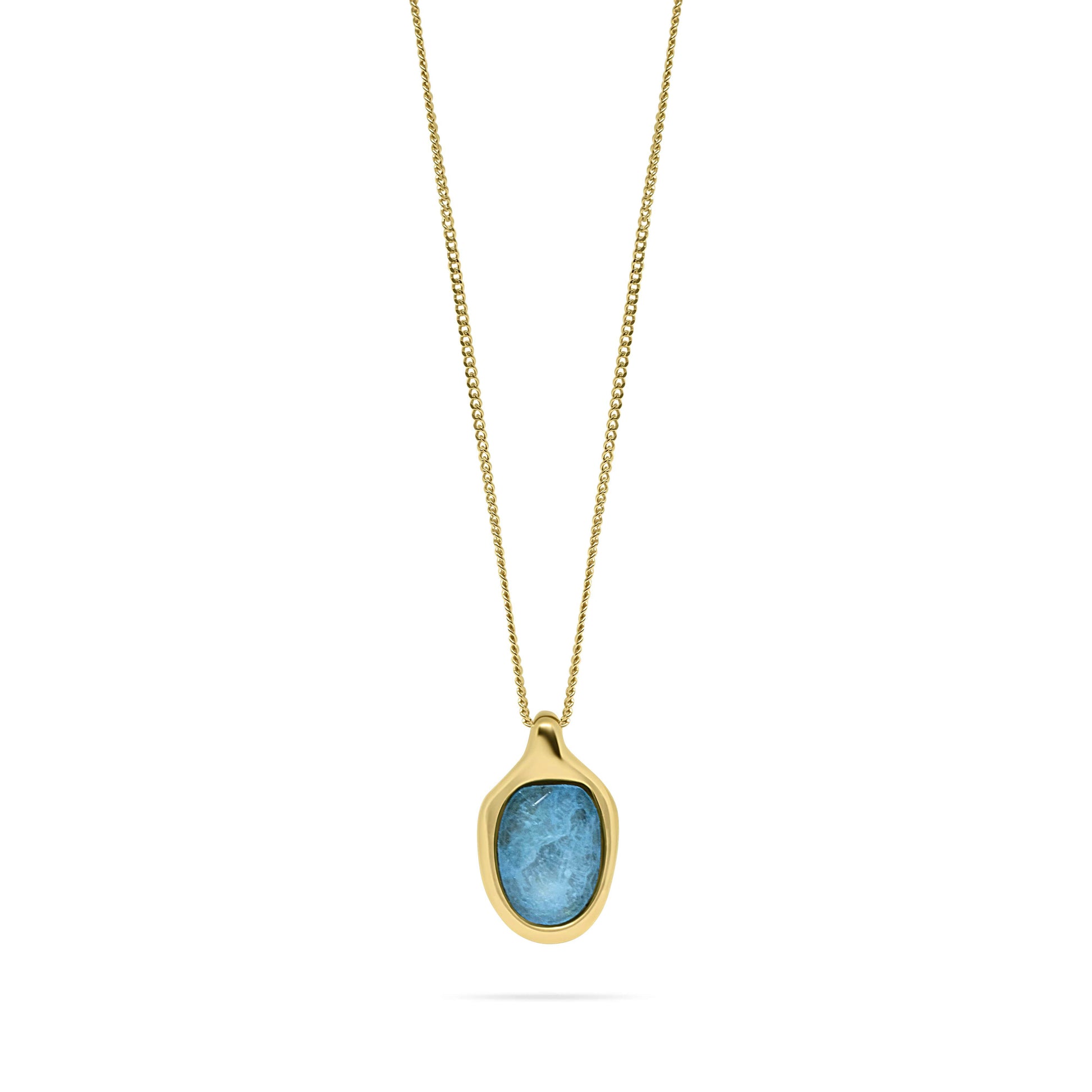 Halsband Skärgård, 14K Guldpläterat Kirurgiskt Stål