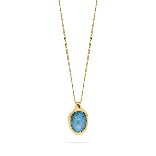 Halsband Skärgård, 14K Guldpläterat Kirurgiskt Stål