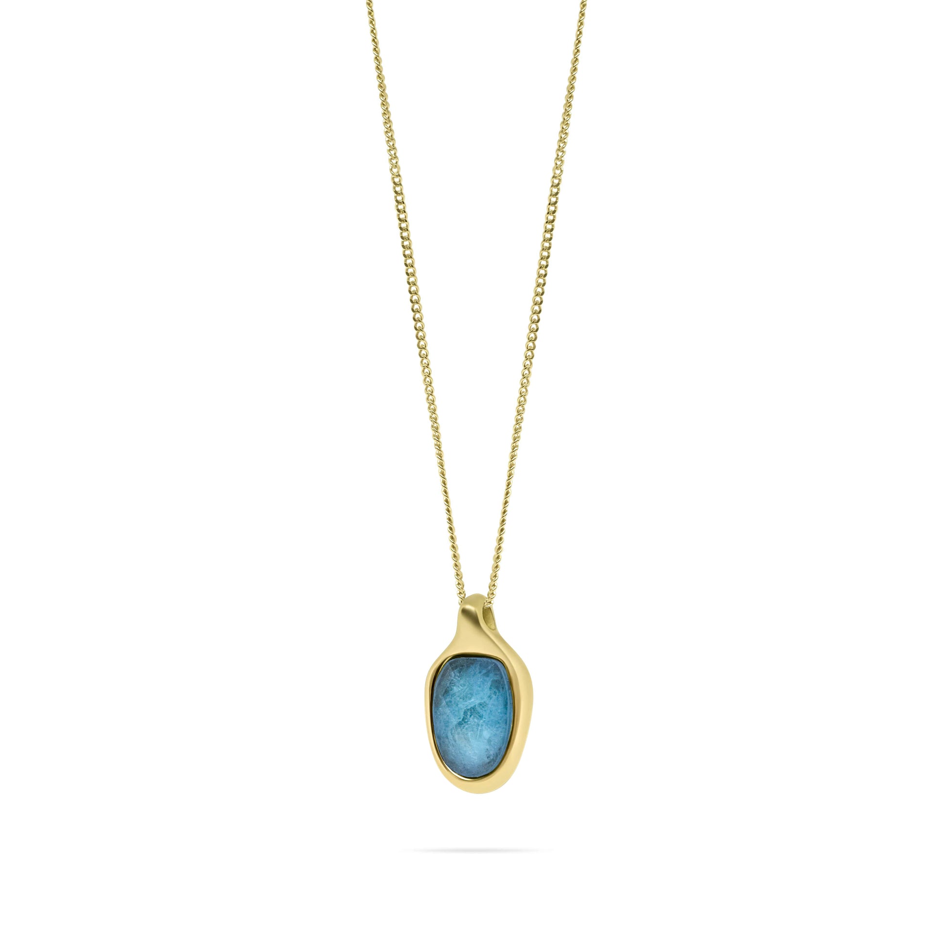 Halsband Skärgård, 14K Guldpläterat Kirurgiskt Stål